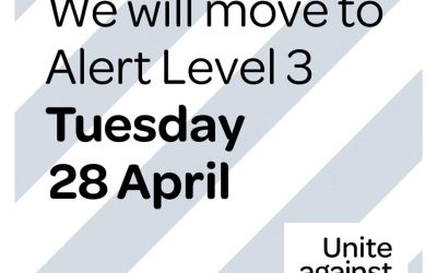 Moving to Alert Level 3 from Tuesday 28 April.