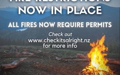 Restricted fire season now in force