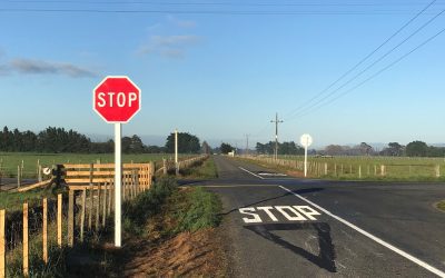 Stop sign boosts safety at Carterton junction