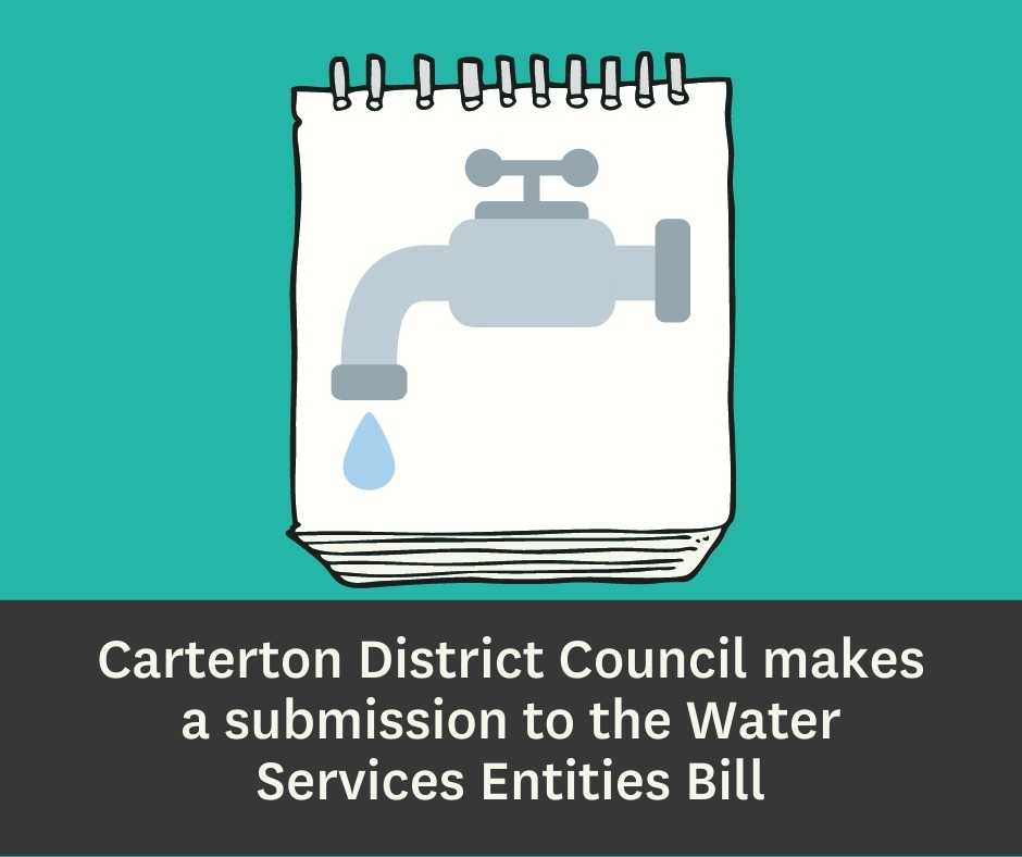 Carterton District Council makes a submission to the Water Services