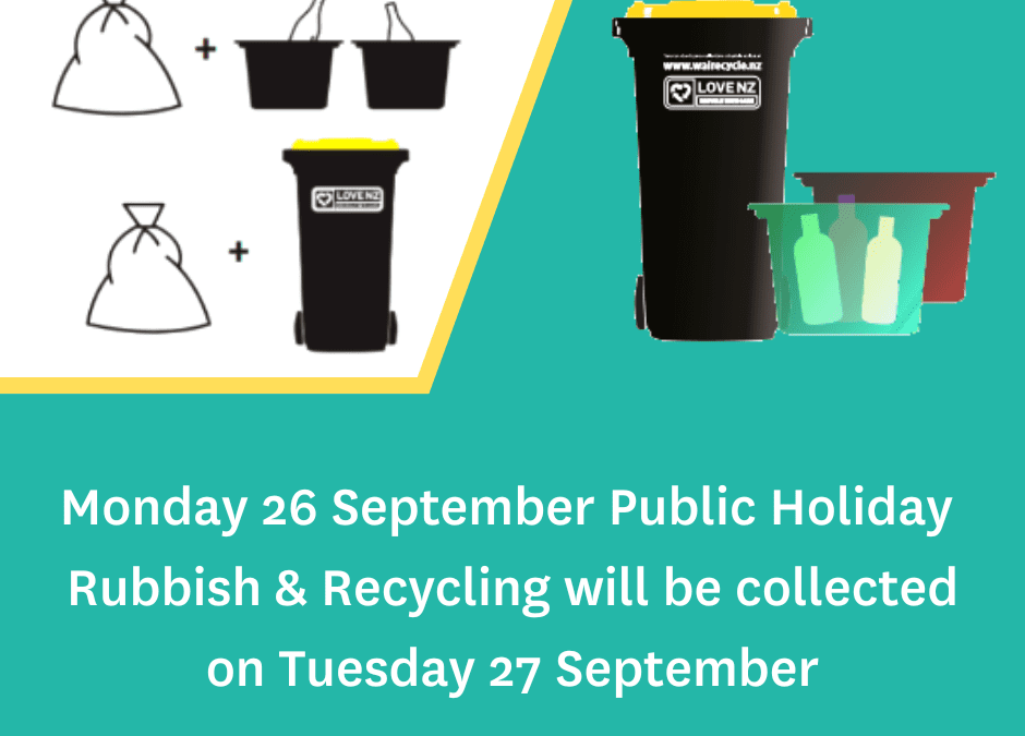 Rubbish and Recycling change due to Queen Elizabeth II Memorial Day