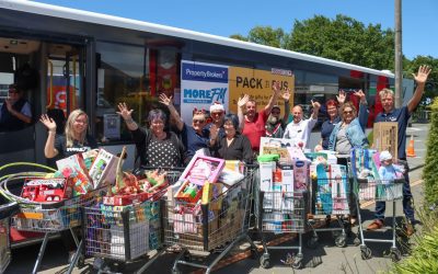 Pack The Bus spreads Christmas cheer in Carterton