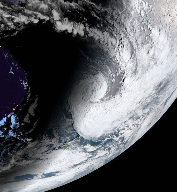 Satellite image of Cyclone Gabrielle - image courtesy of NIWA.