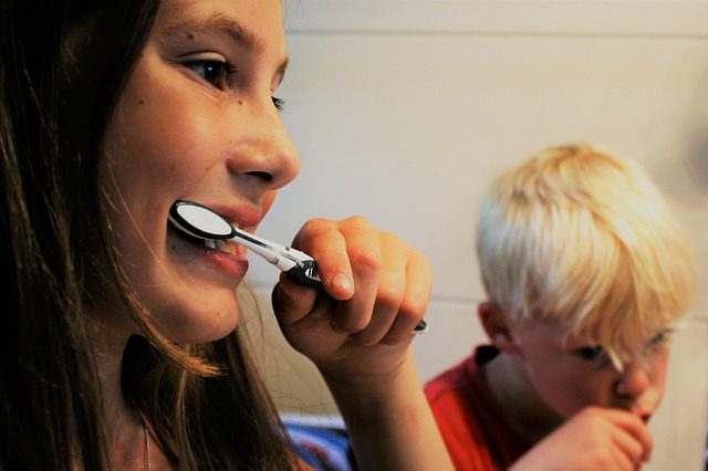 Turn the tap off while brushing your teeth!