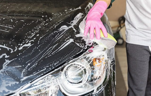 Bucket and sponge for cars