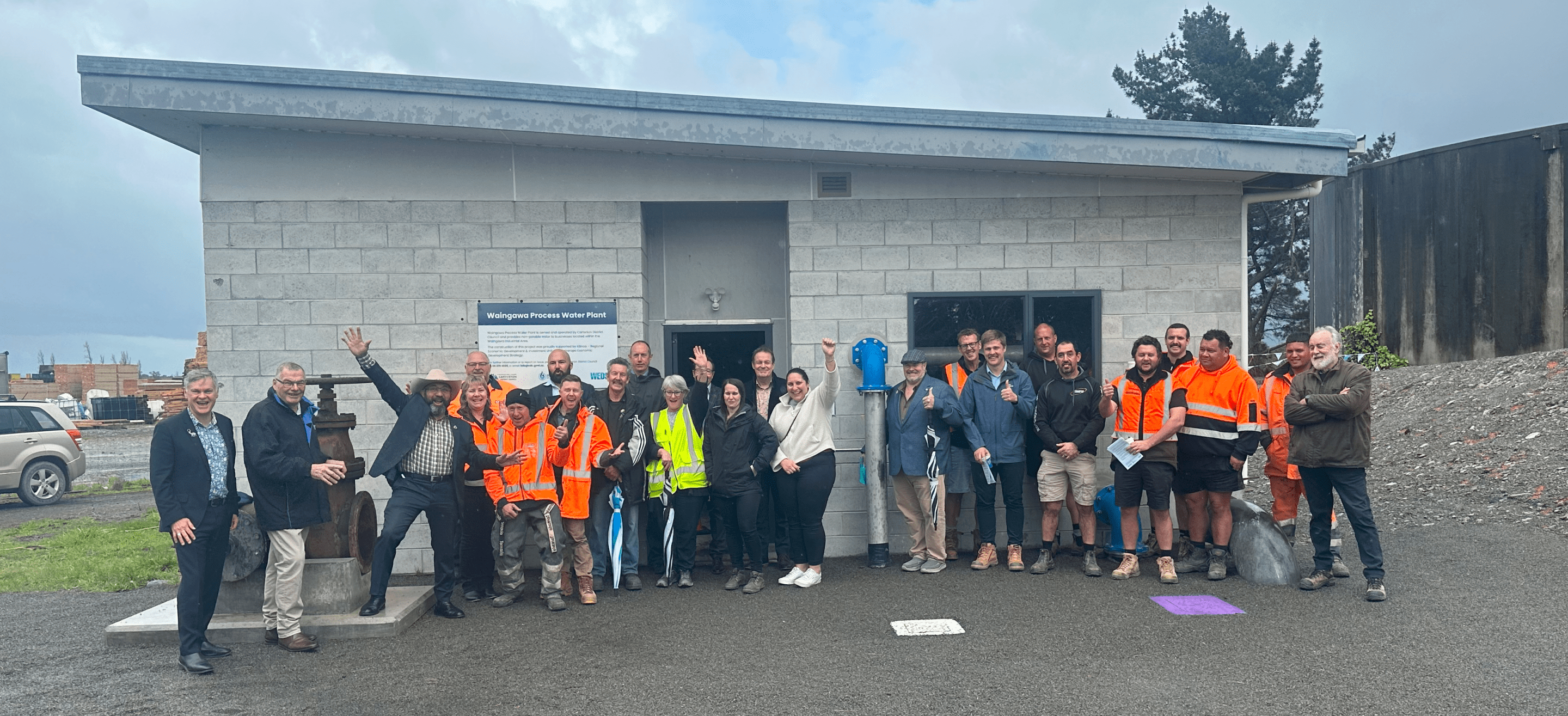 Group photo celebration