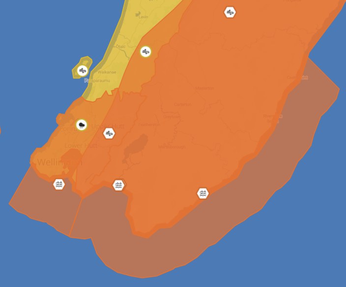 Severe weather Wairarapa, Sunday 15 February